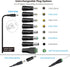 Tonton 12V 1A 10ft AC/DC Long Power Supply Adapter Cord 12W Wall Charger AC 100V-240V to DC 12 Volt with 8 Tips for LED Strip Light, CCTV Camera, ...