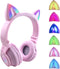 Cat Ear Bluetooth Headphones,Toddlers Kids wireless Headphones for boys girls Amazon Fire Tablet/Laptop/Pad/School (purple)...