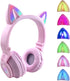 Cat Ear Bluetooth Headphones,Toddlers Kids wireless Headphones for boys girls Amazon Fire Tablet/Laptop/Pad/School (purple)...
