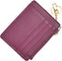 woogwin Slim RFID Credit Card Holder for Women Mini Front Pocket Wallet Purse With Keychain...
