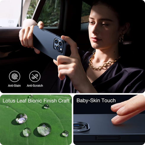 TORRAS Slim Fit Designed for iPhone 15 Pro Max Case 6.7 inch, Ultra-Thin 15 Pro Max Case 2023, Lightweight Hard PC Cover Phone Cases for iPhone 15...