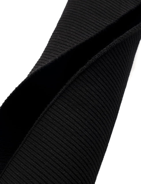 Ribbing for Cuffs and Waistband Knit Fabric,Collar NeckBands Trim Material Jacket Sewing (Black, 36x6in)...