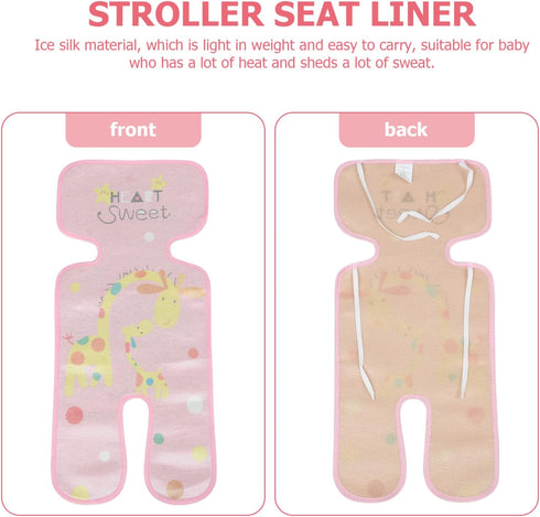 Kisangel Seats Stroller Cooling Pad Car Cooler Pad Stroller Cooling Liner Pad Mat Summer Breathable Ice Cooler Mat Cushion for Stroller Stroller L...