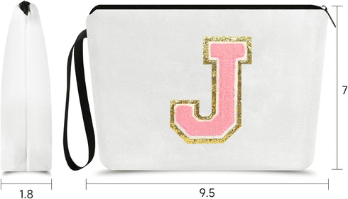 A-Z Personalized Gifts for Women,Cosmetic Bag for women,Birthday Gifts for Best Friend with Cosmetic Bag,Bride Bridesmaid Gifts,Stuff For Girls,Si...
