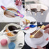 Cat Spoon Coffee Tea Spoon Set, ESRISE Stainless Steel Hanging Cup Teaspoons Demitasse Mini Long Cute Kitten Stirring Spoon for Dessert Drink Mixi...