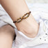 Infinityee888 Tiger Eye Anklet Bracelet bead woven Brown Wax 8 Infinity Endless Love Symbol Adjustable Ankle Bracelets for Men, Women, teen girl H...