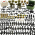WW2 Weapon Sets Military Accessories Kits Building Block Toys Include Camouflage Gun Parts for Corps Equipment Compatiable with Mini Figure Brick ...