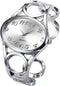 Top Plaza Women Fashion Silver Tone Circle Band Arabic Numeral Scale Bangle Cuff Dress Bracelet Watch - Valentine's Day Gift...