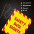 Avery UltraDuty SDS Binder with Chain, 1.5 Inch Slant Rings, Yellow/Red 3 Ring Binder (77711)...