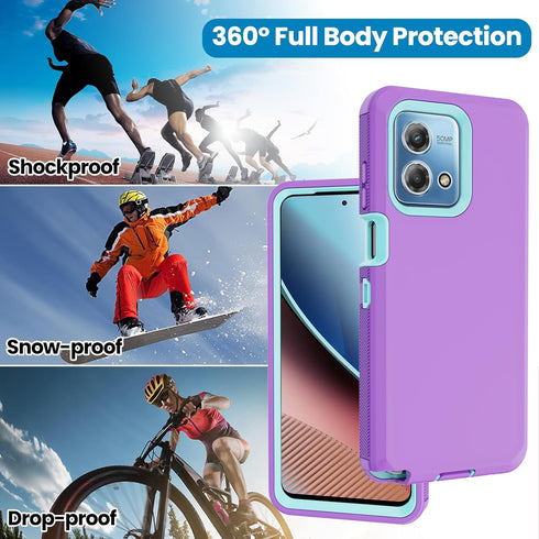 Annymall for Motorola Moto G Stylus 4G 2023 Case with 2 Screen Protector,Full Body Shockproof Drop Protection Dustproof Heavy Duty 3-Layer Militar...