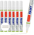 Permanent Markers Paint Pen,Oil Based Waterproof Anti-UV Medium Tip Paint Markers Ideal Great for Craft Making Non-Toxic with 2 More Fine Tips 6PC...