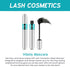 Vibely Mascara (Official) Lash Cosmetics - Dual Brushes for Longer, Thicker, Natural Looking Eyelashes - Waterproof and Long-Lasting by Invisilift...