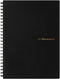 Maruman MNEMOSYNE Notebook 8.27 x 5.83 Inches (A5), 8mm ruled 24-line, 80 Sheets, Black, 1 ea. (N175)...