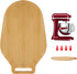 Bamboo Sliding Mat for Kitchenaid Mixer, Mixer Mover Slider Mat Pad Compatible with Kitchenaid Bowl Lift 5-8 Qt Stand Mixer,Kitchen Appliance Slid...