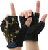 Kid Half Finger Short Mitten Shock-Absorbing No-Slip Cycling Gloves Exercise Skate Skateboard Roller Skating Glove for 4-9 Years Old Boy Girl Chil...