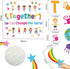 Together We Can Change The World Classroom Bulletin Board Set Hands with Hearts Diverse Children Cutouts for Kids and Teacher Party Favor Supplies...
