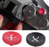 Alloy Black + Red Paint Spraying Treatment Camera Shutter Release for X Series Cameras with Rubber Ring Shutter Fuji Soft Release Fuji Shutter Rel...