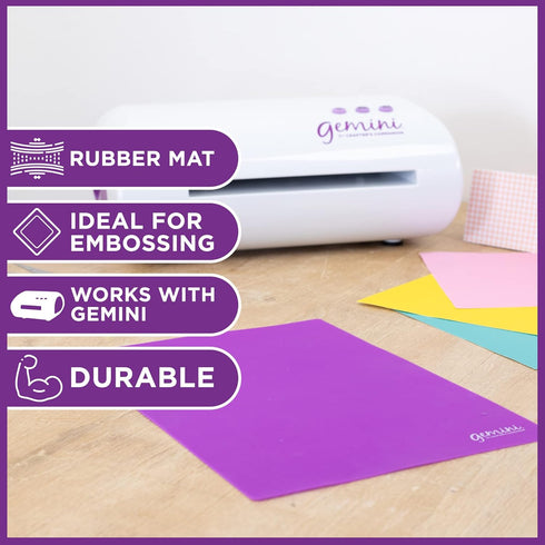 Crafter's Companion - Gemini Accessories - Craft Supplies Rubber Embossing Mat (9 x 12.5 Inches)...