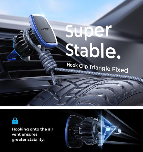 LISEN Magnetic Phone Holder for Car Samsung(20X Powerful: Blue)......