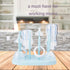 Baby Bottle Drying Rack, Small Portable Bottle Dryer Holder for Nipples, Cups, Pump Parts and Accessories, (Blue)...