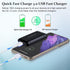 USB Wall Charger, Costyle 2 Pack 18W GaN Tech Slim Fast Charge 3.0 Port Fast Charging Block with Foldable Plug Compatible for Samsung Galaxy S10 S...