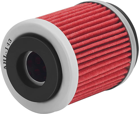AHL 1 pack 143 Oil Filter Compatible with Yamaha XT250T 250 48Y XT350 350 1985-2001 YFB250 Timberwolf 230 1992-1998 YFB250FW Timberwolf 4x4 230 19...