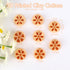 Puocaon Mini Petals Clay Cutters - Set of 8 Floral Petal Polymer Clay Cutters, Mini Petal Clay Cutter for Floral Polymer Clay Earrings Making, Cla...