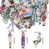 200pcs People Stickers, DaKuan People Stickers for Journaling Scrapbooking Fashion Girl Scrapbook Sticker for Journaling, Bullet Journals Supplies...