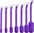 Plastic Measuring Cups and Spoons Set 15, 7 Dry&Liquid Measuring Cup Spoon Set, 7 Spice Long Handle Measuring Spoons with 1 Leveler for Kitchen an...