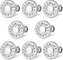 KUNTAERY 8 Sets Button Pins for Jeans, Pants Button Replacement, No Sew Reusable Adjustable Loose Jeans Button Waist Tightener, Reduce Too Big Pan...
