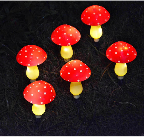 New Upgraded Waterproof Solar Mushroom Lights Outdoor Decor, 8 Modes for Garden Pathway Landscape Yard Easter Pathway Halloween Xmas Decorations, ...