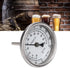 Metal Dial Thermometer, high Accuracy Stainless Steel 1/2 NPT Thread Pot Thermometer, Weldless Thermometer for Kitchen Use...