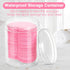 100 Pieces Compressed Facial Sponges for Estheticians, Pink Heart Face Sponges for Cleansing and Exfoliating Natural Reusable Sponges for Facials ...