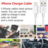 sharllen iPhone Charger Cable 5 Pack 6FT USB Fast Charging Syncing Cord Cables Compatible iPhone 14/13/12/11/XS/Max/XR/X/8/8Plus/7/7P/6S/iPad/IOS ...