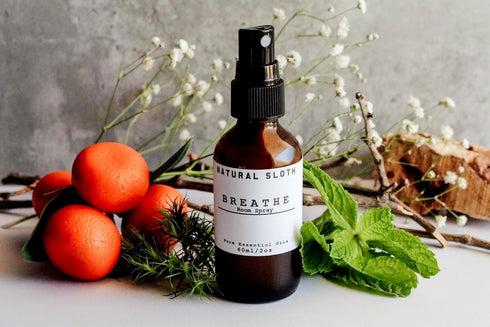 Breathe Room and Linen Spray - Non-Toxic | Pet Safe | Made with Organic Ingredients | Plant-Based | Scented With Only Pure Essential Oils | 2 Fl O...