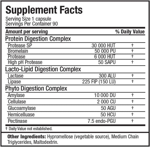 ALLMAX Nutrition Digestive Enzymes, 90 Capsule...