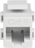StarTech.com White Cat 6 RJ45 Keystone Jack Network Coupler F/F - RJ45 Coupler - Cat6 Coupler - F/F Cat6 Keystone Jack White Modular (C6KEYCOUPLWH...
