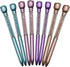 Maydahui 24PCS Rose Ballpoint Pen Retractable Flower Pens Crystal Quicksand Gem Pen Black Ink for School Home Party...