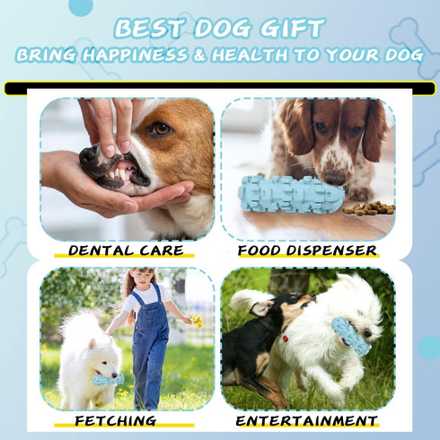 Ice Lolly Dog Toys for Aggressive Chewer, Extreme Tough Chew Toys for Large Dogs Heavy Chewers, Water&Milk Freezable Dog Toy, Treat Dispensing Toy...
