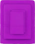 Brushed Microfiber Sheet Set- 3 Piece Bed Linens-Fitted & Flat Sheets, 1 Pillowcase-Wrinkle, Stain & Fade Resistant by Lavish Home (Twin, Purple)...