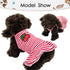 Dog Shirt Striped Skirt Pet Dress Clothes, Puppy T-Shirts Soft Costumes, Puppy Apparel Print Vest Outfits for Small Medium Dogs and Cats Princess ...
