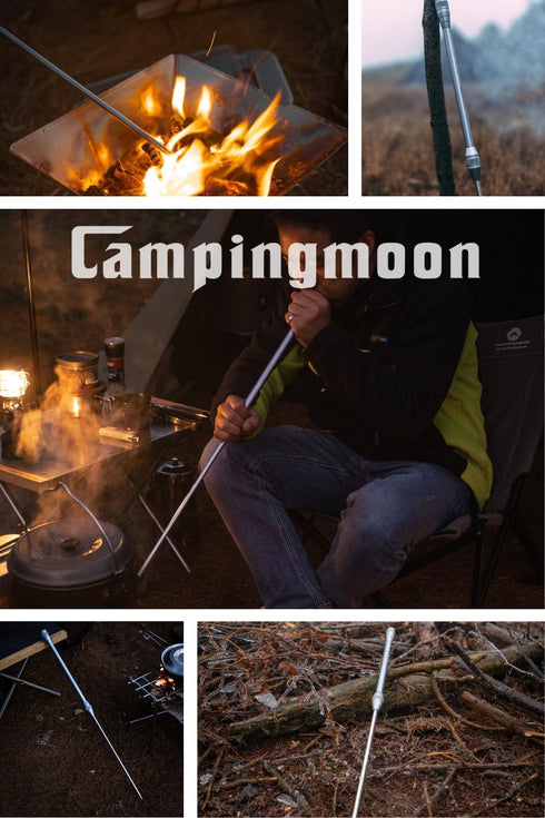 CAMPINGMOON Fire Blowing Stick Split Type Compact Fire Starter MS-43...