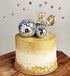 JeVenis Disco Ball Cake Decoration 70's Disco Party Supplies Disco Ball Dance Birthday Party Supplies...