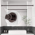 BRIOFOX Extra-Large Adhesive Shower Curtain Rod Holder | No Drilling | Invisible Wall Mount Holder | Transparent Rod Retainer, 2 Pack(Rod Not Incl...
