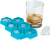TrueZoo Diamond Silicone Mold Tray for Whiskey Bath Bombs Candy, Soap, and DIY Crafts, Dishwasher Safe, 1.75", Blue, Set of 1, Makes 6 Ice Cubes...
