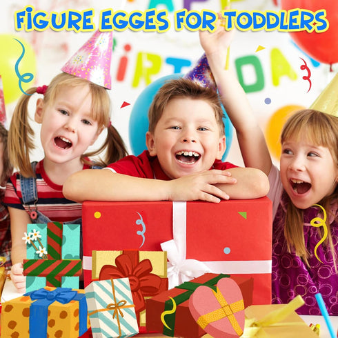 LOOIKOOS Matching Egg Toy Set - 12 Play Eggs Toddler Toys - Educational Color and Number Recognition Skills -Learning Egg Game Puzzle for Toddlers...
