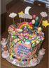 Palksky Colorful Rainbow Cake Topper/Wedding Cake Flags/Cupcake Picks Set -Include Cloud Balloon Moon Stars/Boy Girl Kid Birthday Baby Shower Part...
