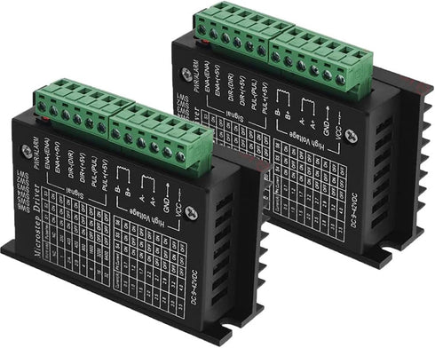 2PCS Stepper Motor Driver Controller for Nema 17, 23, 14,TB6600 CNC Controller 4A 32 High Subdivision Suitable for 42/57/86 Stepper Motors...