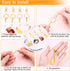 Keychain Rings for Crafts, Selizo 120pcs Gold Keychain Hardware Includes 60pcs Key Chain Hooks and 60pcs Key Rings for Keychains, Acrylic Blanks a...