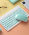 Wireless Keyboard and Mouse Combo, Cute Bluetooth Keyboard with Slicent Mouse, 3 Adjustable DPI, 2.4G USB Slim Keyboard Mouse Set for Windows for ...